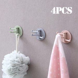 Bathroom Rack Hook Aluminum Multi-Purpose Storage Hooks